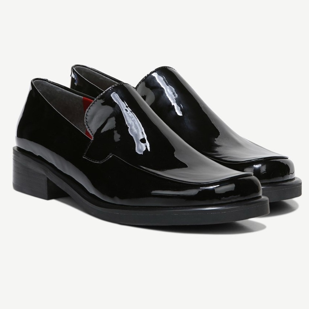 Franco Bocca Slip On Loafer black patent size 8.5